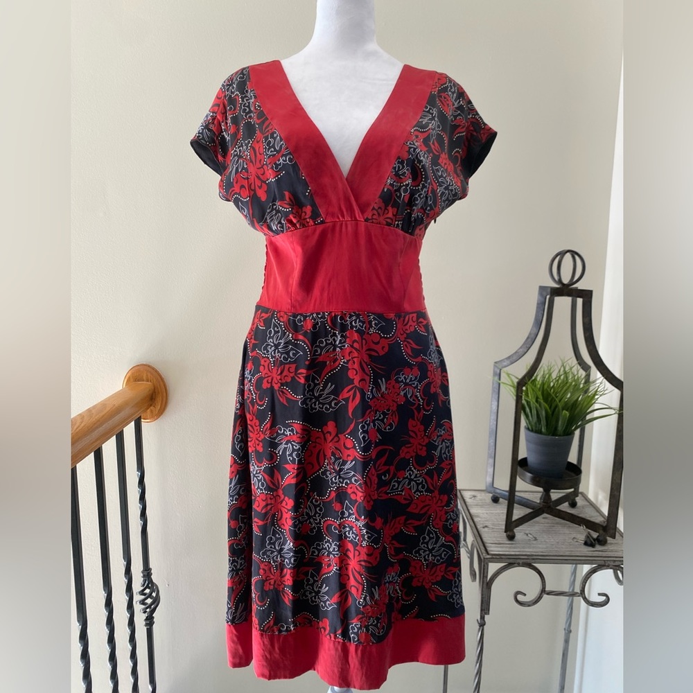 Bebe Kimono Silk Dress size Medium